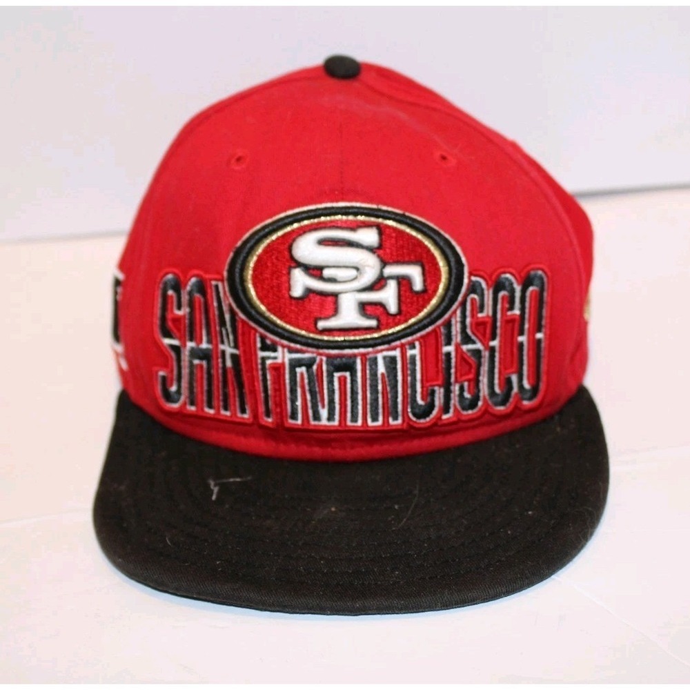 SF 49ers Under Brim Design Bill New Era 39Thirty Fitted Hat Size M/L‎